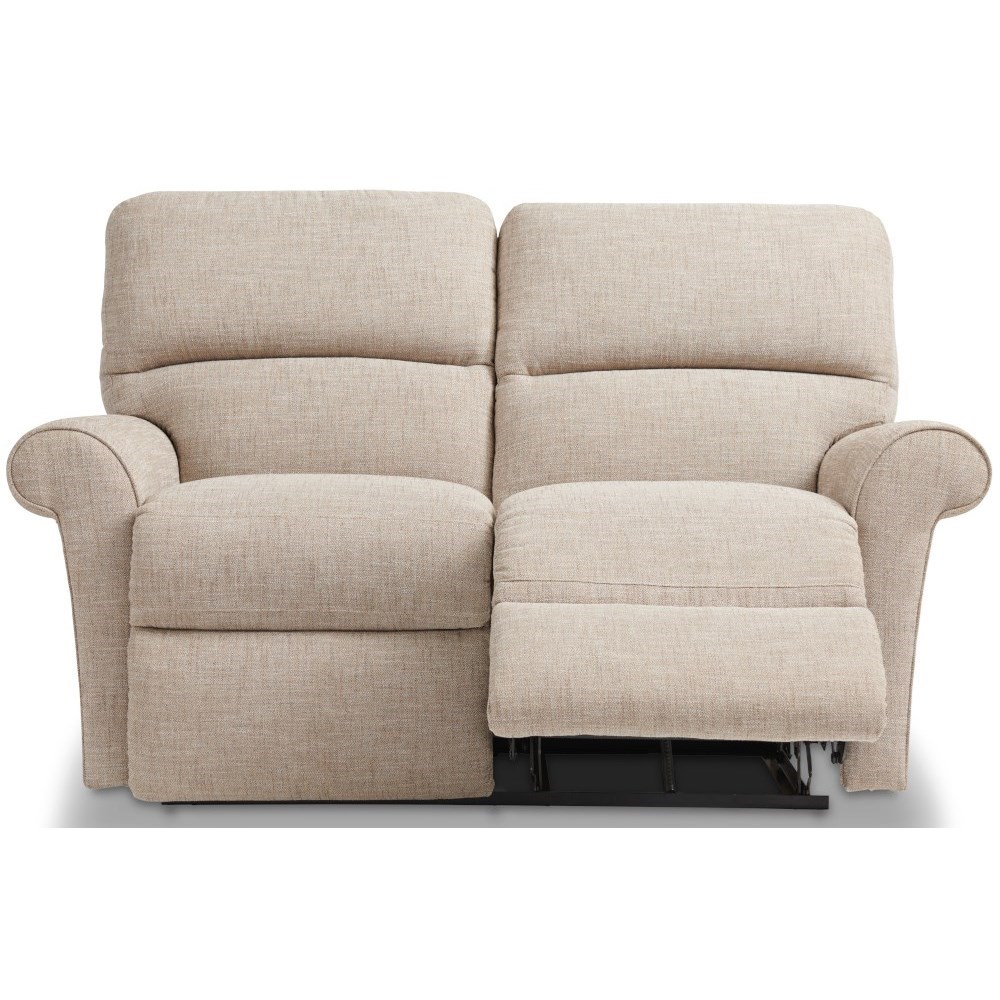Rolled arm cheap reclining loveseat